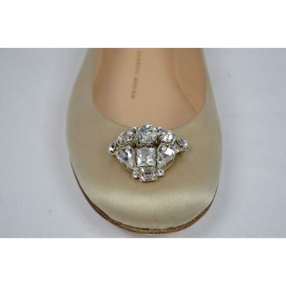 Giuseppe Zanotti Shoes ballet flats crystals clusters champagne beige 36 6 - Picture 6 of 6